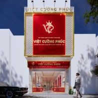 Thiết kế tiệm vàng Việt Cường Phúc tại Bình Định